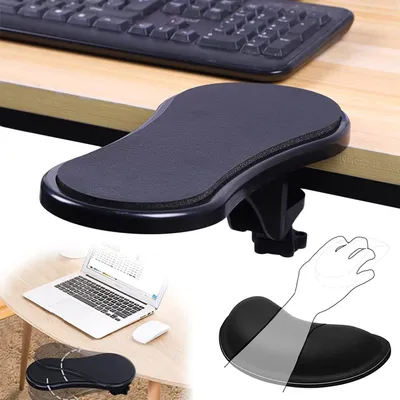 Produktbild von Ergonomische Computer Armstütze, Handballenauflage für Tastatur und Maus, Memory Foam, für Büro und Gaming