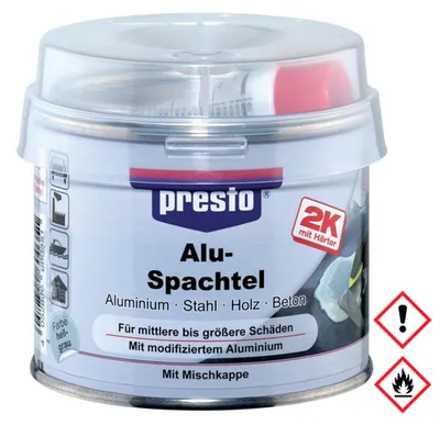 Obrázek produktu pro Presto 2K plnič hliníku velmi dobrá přilnavost snadná aplikace 250g