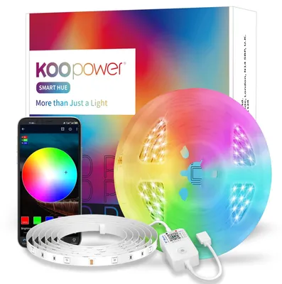 LED-Streifen 6 m RGB, Musik-Blinkeffekt, für Party & TV