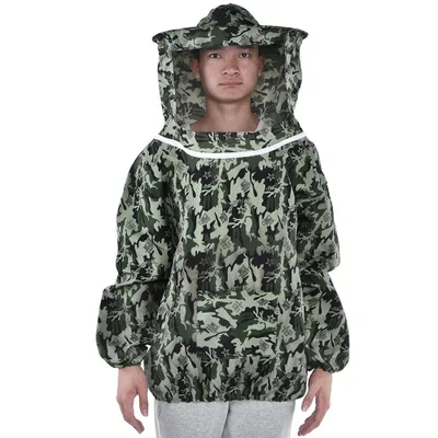 Immagine prodotto di Abiti protettivi per l'apicoltura, indumento protettivo per l'apicoltura, cappotto protettivo per l'apicoltura, giacca protettiva per l'apicoltura
