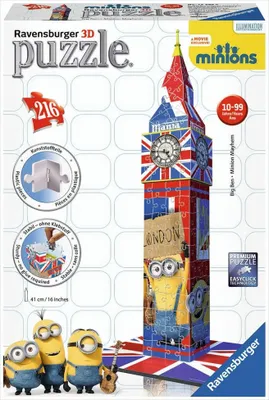 Obrázek produktu pro Big Ben Minions Edition 3D puzzle stavby