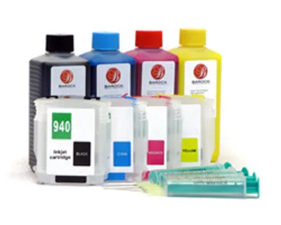 Obrázek produktu pro Kompletní sada Fill In pro kazety HP 940 se 4 x 250 ml inkoustu