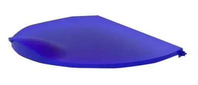 Image de Exacompta Couvercle poubelle Tri Bin EcoBlack Bleu 40003D