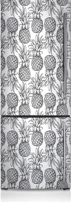 Produktbild von Dekoration Kühlschrank Aufkleber Magnete Küche Kühlschrankmagnete 60x180 cm - Ananas