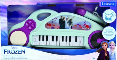 Immagine prodotto di Tastiera elettronica divertente Frozen con luci