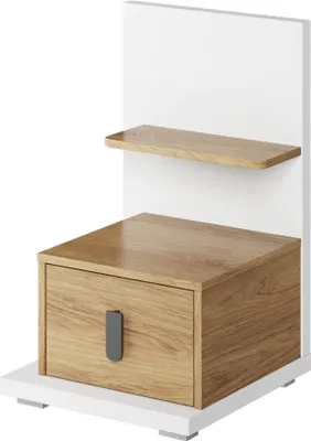 Produktbild von Furniture24 Nachttisch Links Nachtschrank Nachtkästchen Massi MS8L