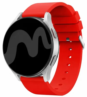 Produktbild von imoshion Silikonband - Universelle 24 mm Anschluss - Rot, KI-generiertes Bild