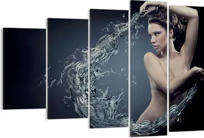 Produktbild von Bild auf Leinwand - Leinwandbild - Weiblich modell posieren schön - 150x100cm - Wand Bild - Wanddeko - Leinwanddruck - Bilder - Kunstdruck - Leinwand bilder - Wandkunst - EG150x100-2577