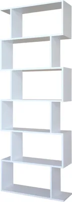 Produktbild von HTI-Living Regal Thekla, 70 x 189 x 23,5 cm, 6 versetzte Fächer, Wohnzimmerregal für Bücher, DVDs, CDs & Wohnaccessoires