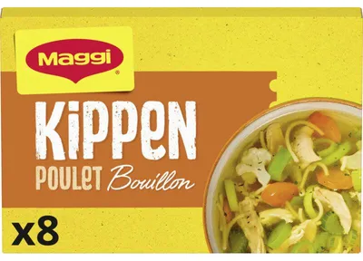Produktbild von Maggi Hühner Bouillonwürfel 82 g – Würzige Brühe für Suppen & Saucen