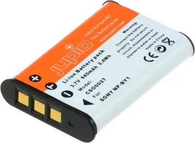 Obrázek produktu pro Jupio NP-BY1, Sony, 640 mAh, 3,7 V, Lithium-ion (Li-ion)