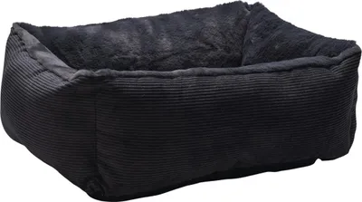 Produktbild von Beeztees Katzenbett Moza aus Plüsch anthrazit