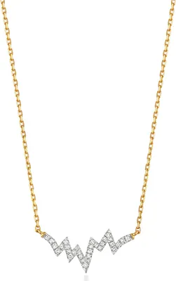 Image de Collier Femme Or 375/1000 et Diamant Brillant 0.06 Carat H - I1 - 46cm*17mm; TRS280299KY