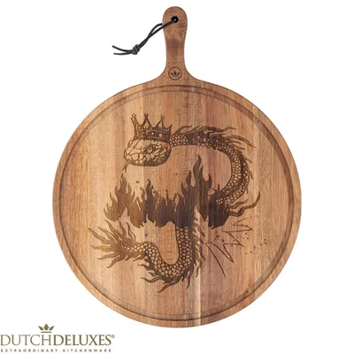 Immagine prodotto di Dutchdeluxes Acacia Fire Tattooboard - Tagliere - Tavola da portata - Medio