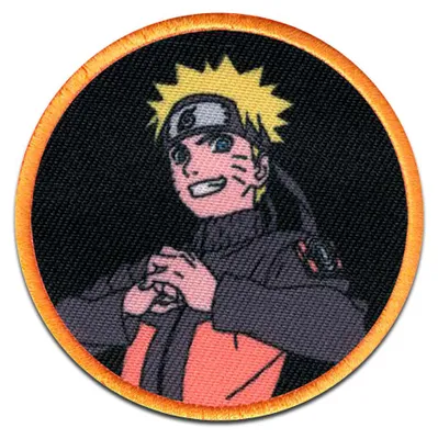 Obrázek produktu pro Comercial Mercera Naruto Uzumaki Manga Anime - záplata, nažehlovací, nažehlovací záplata, nášivka, záplaty, k nažehlení, velikost: 6,1 x 6,1 cm