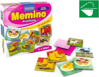 Obrázok produktu pre MEMINO Opposites - Moje prvé hry 2-4 roky