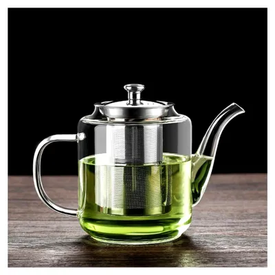 Produktbild von Glas-Teekanne mit Sieb für losen Tee, 650 ml
