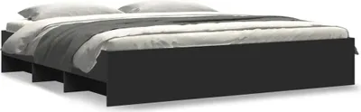 Obrázok produktu pre vidaXL Posteľný rošt čierny 200x200 cm Drevo Materiál