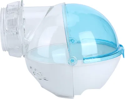 Immagine prodotto di Ruota per criceti 13 cm blu, ruota in plastica per roditori, topi e piccoli animali domestici