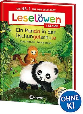 Immagine prodotto di Leselöwen 1. Klasse - Ein Panda in der Dschungelschule