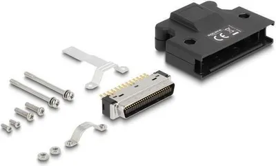 Obrázok produktu pre DeLOCK 66635, MDR, Čierna, Samec, Priamy, Plast, 30/24