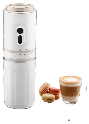Obrázek produktu pro Kávovar, přenosný design, vysoká kapacita, BÍLÁ