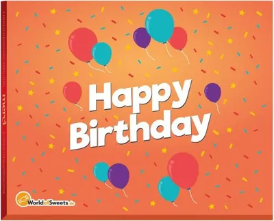 Produktbild von 'Happy Birthday' & merci Finest Selection Grosse Vielfalt 250g