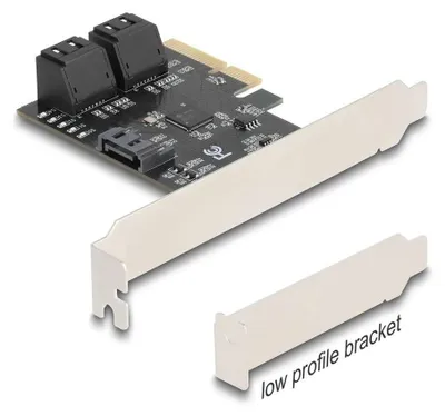 Image de Delock PCI Express x4 Karte zu 5 Port SATA Kontroller - Low Profile (90890)