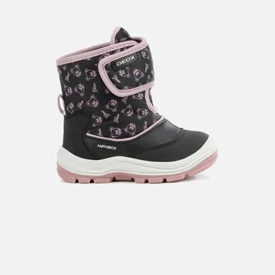Produktbild von Geox Schwarze Mädchen-Ankle-Boots von Flanfil ABX 21