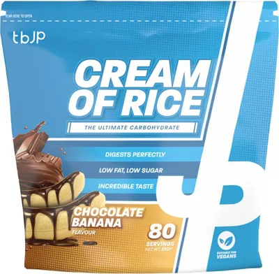 Produktbild von Trained by JP | Cream Of Rice | Complex Carbohydrate Chocolate with banana