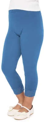 Produktbild von Merry Style Mädchen 3/4 Leggings MS10-293(Blau,158 cm)