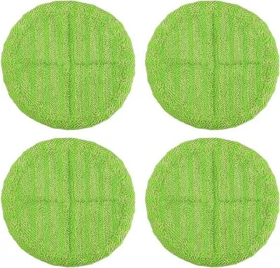 Produktbild von Famanu Mopads Ersatzset für Rotierende Bodenwischer - 4 oder 8 Stück - Rotierende Köpfe - Rot/Grün