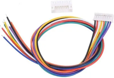Image de Lot de 10 câbles à 8 broches, 20 mm, 30 cm, avec connecteur
