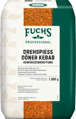 Zdjęcie produktu dla Fuchs Professional mieszanka przypraw do kebaba z rożna 1000g