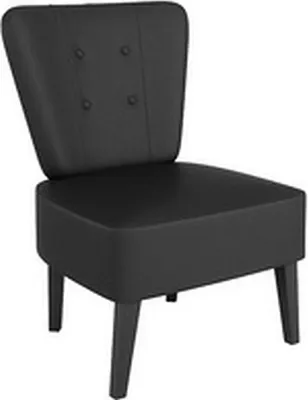 Produktbild von Paperflow Sessel Besuchersessel Brighton Kunstleder schwarz