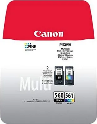 Immagine prodotto di Cartuccia d'inchiostro Canon PG-560/CL-561 BK/C/M/Y MultiPack