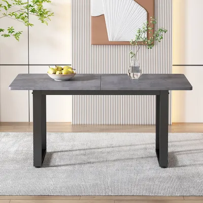 Produktbild von Sweiko Esstisch, Rechteckiger Eisentisch, Bürotisch, 140*70*75cm