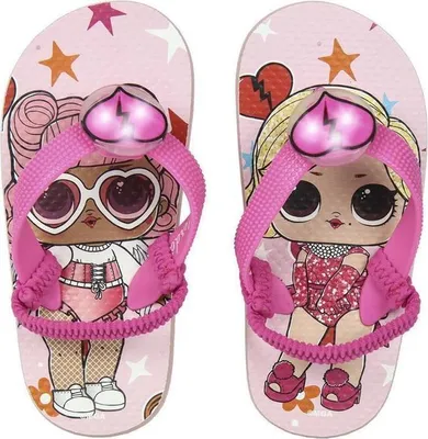 Produktbild von LOL Surprise Flip-Flops - Zehentrenner mit LED - rosa - Gr. 28/29