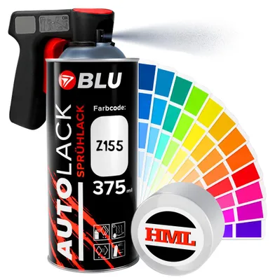 Produktbild von BLU Spraydosen Z155 silber moonlandgrau basislack spray autolack für OPEL