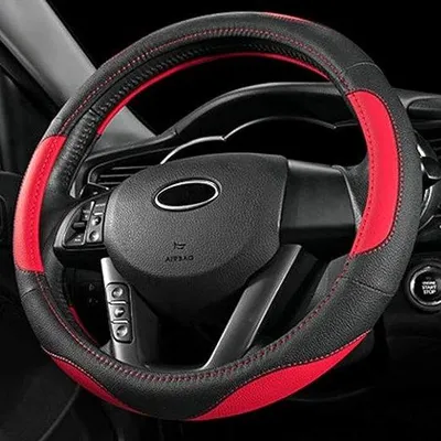 Obrázek produktu pro Elastický řemínek, volant, univerzální, černý, kůže