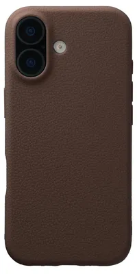 Productafbeelding van imoshion Texture Backcover voor de Apple iPhone 16 - Donkerbruin