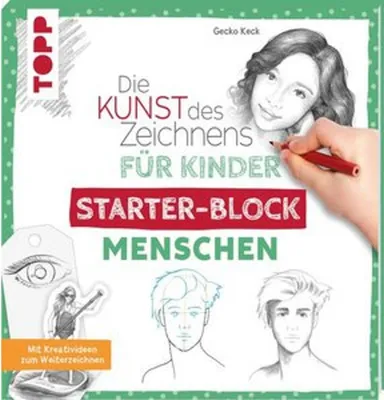 Produktbild von ISBN Die Kunst des Zeichnens für Kinder Starter-Block - Menschen, Bildend, Deutsch, 128 Seiten