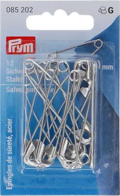Produktbild von Prym 10852020, Sicherheitsstift, Stahl, Sortiert, 12 Stück(e), Silber
