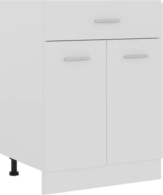Produktbild von Schubunterschrank Lyon Weiß 60x46x81,5 cm Holzwerkstoff