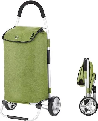 Image de Chariot de courses pliable et compact Famanu - Noir