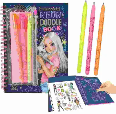 Produktbild von Depesche TOPModel, 35 Seiten, Mädchen, Bleistifte enthalten, Aufkleber enthalten, Malbuch/Album