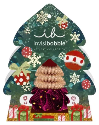 Produktbild von invisibobble 50090173, Haargummi-Set, Gold, Rot, Einfarbig, Erwachsene, 4 Stück(e)