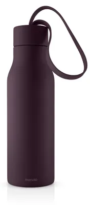 Thermosflasche 0,5 L, feigenviolett, isoliert, kalt bis 12 Std.