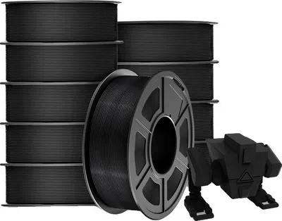Obrázek produktu pro vlákno pro 3D tiskárny, vysoká pevnost, neucpává se, PLAPLUS černá 11KG