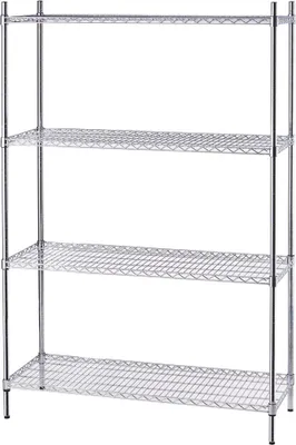 Produktbild von Lagerregal Mit Drahtböden, 1200X450X1800 Mm (Bxtxh)